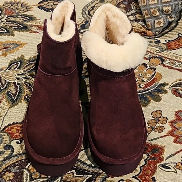 BEARPAW: RETRO MAREN: Cadet Navy OR Eggplant Sz 9 - BNIB! - Picture 2 of 14